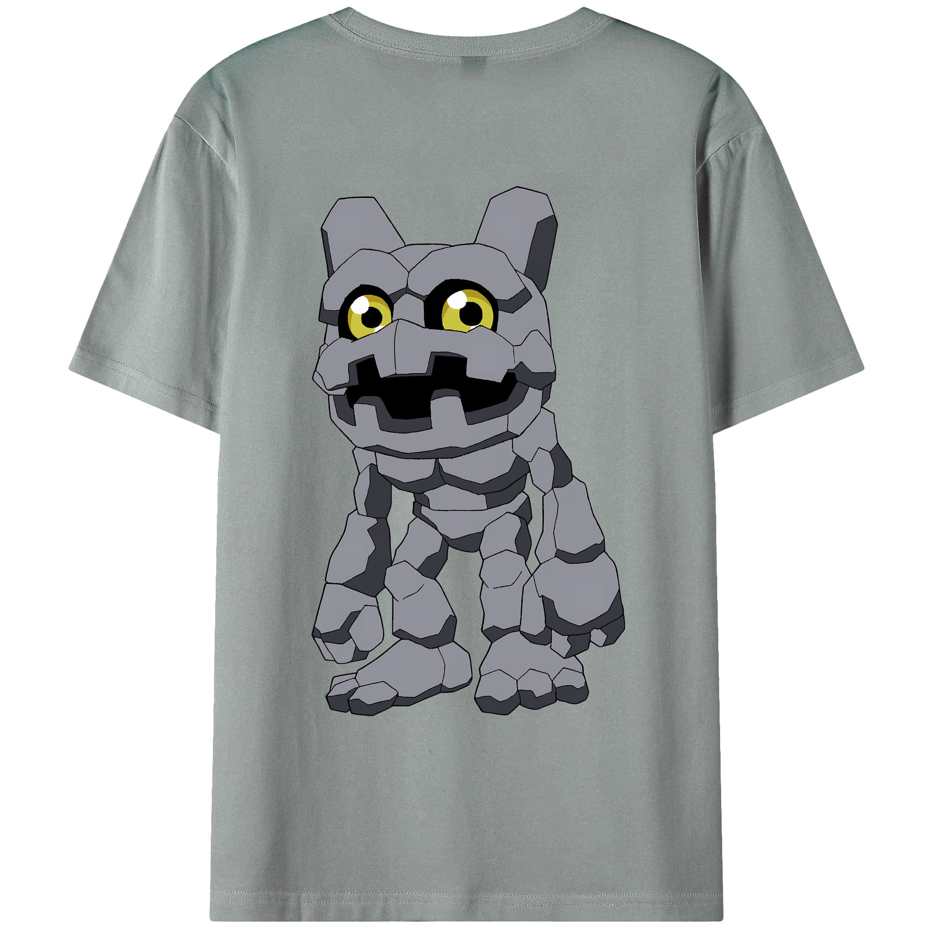 （画像用） Digimon デジタルモンスター/デジモン 綿100％ メンズ半袖Tシャツ（バックプリント） 通気性